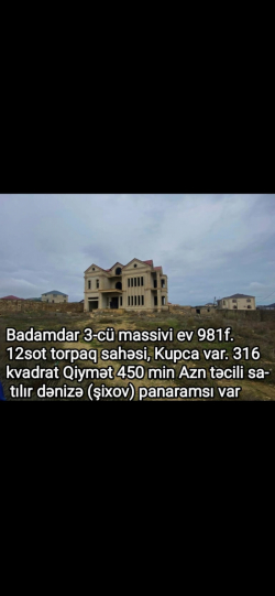 Bakı şəhəri, Səbail rayonu, Badamdar qəsəbəsində, 6 otaqlı ev / villa satılır (Elan: 261966)